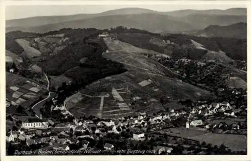 Ak Durbach in Baden Württemberg, Fliegeraufnahme