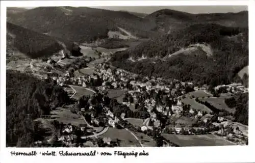 Ak Bad Herrenalb im Schwarzwald, Fliegeraufnahme