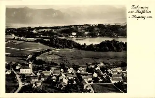 Ak Seehausen am Staffelsee, Fliegeraufnahme