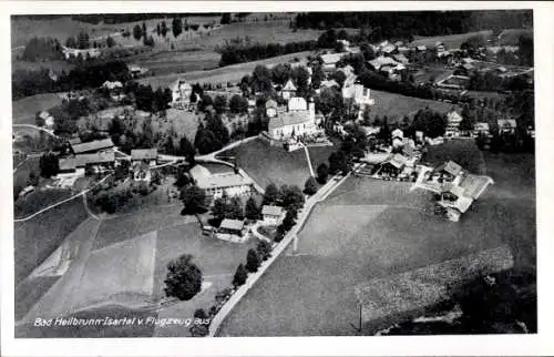 Ak Bad Heilbrunn in Oberbayern, Fliegeraufnahme