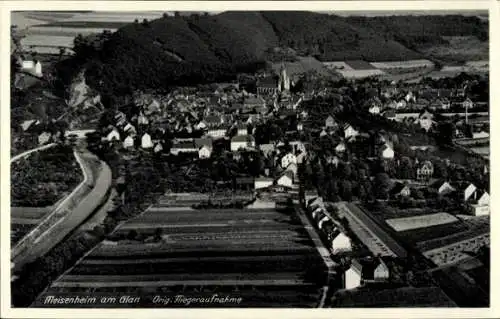 Ak Meisenheim am Glan Pfalz, Fliegeraufnahme