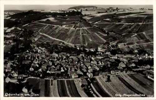 Ak Odernheim am Glan Rheinland Pfalz, Fliegeraufnahme