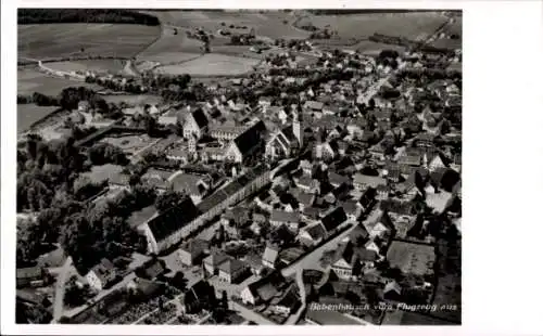 Ak Babenhausen Schwaben, Fliegeraufnahme