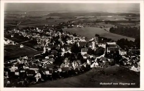 Ak Aulendorf in Württemberg, Fliegeraufnahme