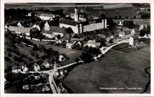 Ak Ochsenhausen in Württemberg, Fliegeraufnahme