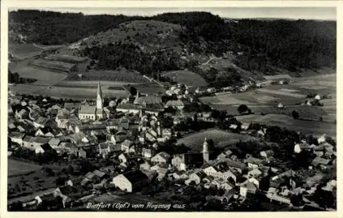 Ak Dietfurt an der Altmühl Oberpfalz, Fliegeraufnahme