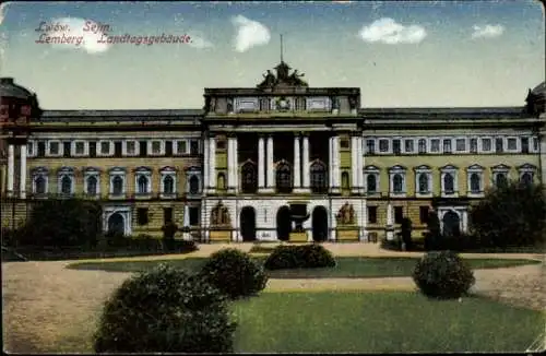 Ak Lemberg Lemberg Lemberg Ukraine, Landtagsgebäude