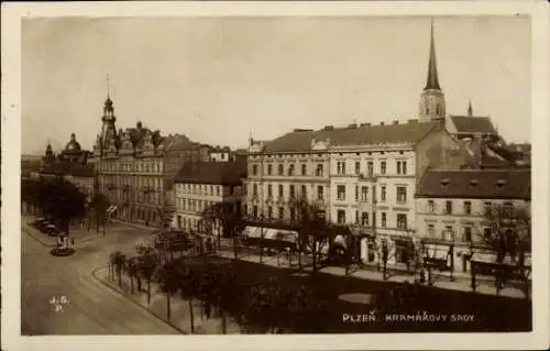 Ak Plzeň Pilsen Stadt, Kramarovy Sady