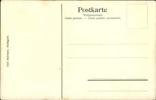 Ak Stuttgart in Württemberg, Totalansicht