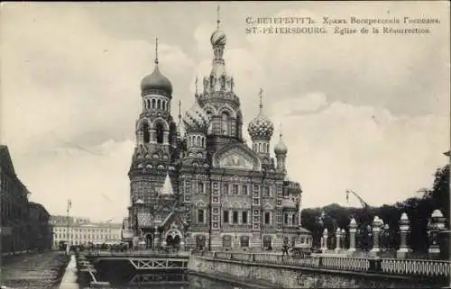 Ak Sankt Petersburg Russland, Auferstehungskirche