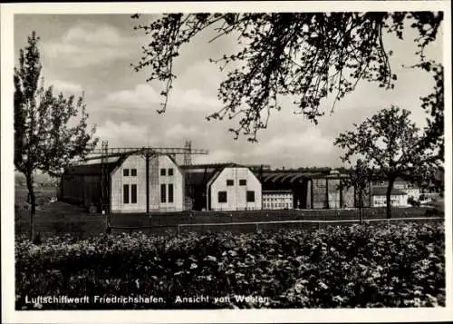 Ak Friedrichshafen am Bodensee, Luftschiffwerft