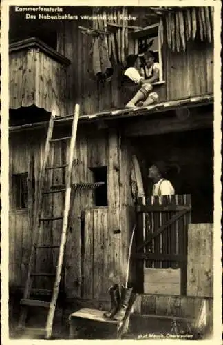 Ak Kammerfensterln, Des Nebenbuhlers vermeintliche Rache