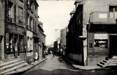 Ak Chatillon sous Bagneux Seine, Rue de la Mairie, Librairie Papeterie