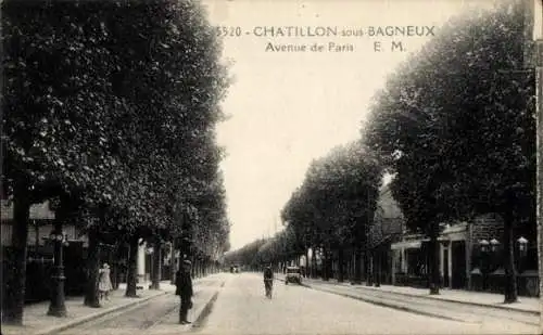 Ak Chatillon Hauts de Seine, Avenue de Paris