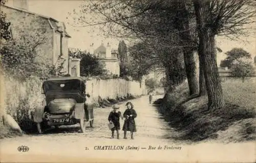 Ak Chatillon Hauts de Seine, Rue de Fontenay