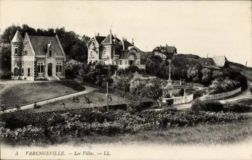Ak Varengeville sur Mer Seine Maritime, Villas