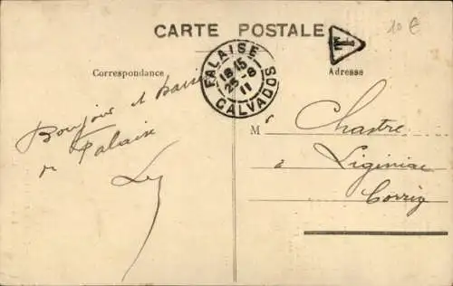 Ak Falaise Calvados, Der Typ aus Falaise, Legende der Laterne, Normandie