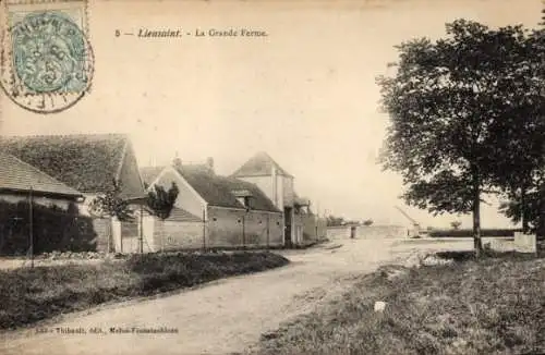 Ak Lieusaint Seine et Marne, La Grande Ferme