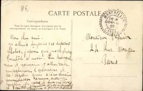 Ak Saint-Julien-de-Jordanne Mandailles Cantal, Panorama