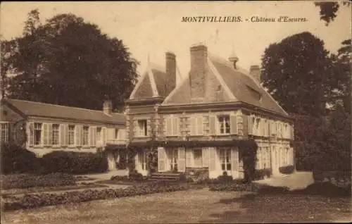 Ak Montivilliers Seine Maritime, Chateau d'Escures