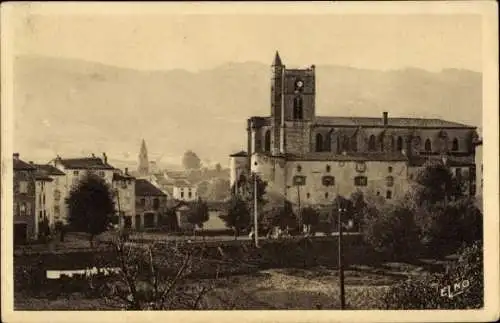 Ak Lavoûte-Chilhac Haute Loire, Kirche, Perspective de St. Cirgues