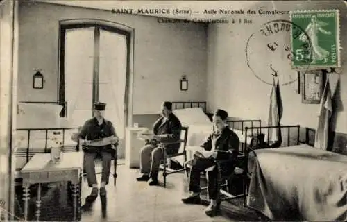 Ak Saint-Maurice Val de Marne, Nationale Genesungsanstalt, Raum