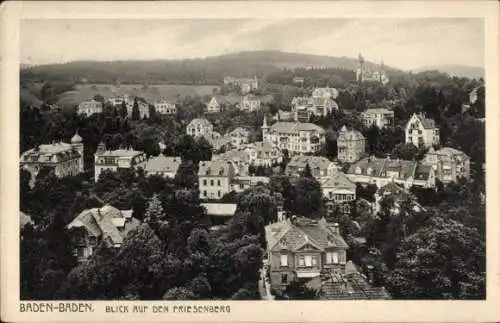 Ak Baden Baden am Schwarzwald, Friesenberg