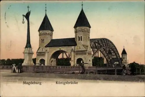 Ak Magdeburg, Königsbrücke