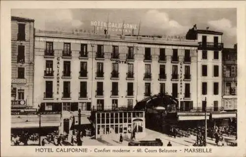 Ak Marseille Bouches du Rhône, Hotel Kalifornien