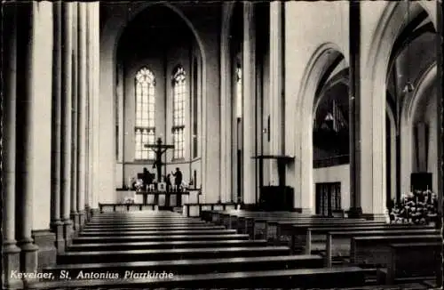 Ak Kevelaer am Niederrhein, Innenansicht der St. Antonius Pfarrkirche