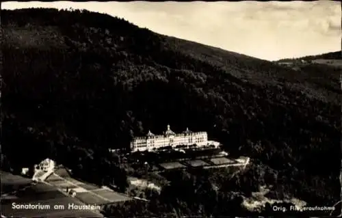 Ak Sanatorium am Hausstein Schaufling in Niederbayern, Fliegeraufnahme