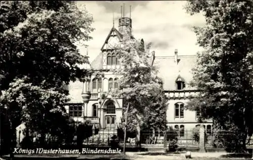 Ak Königs Wusterhausen in Brandenburg, Blindenschule