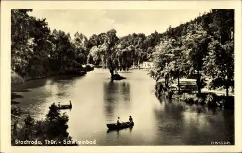 Ak Stadtroda in Thüringen, Schwimmbad