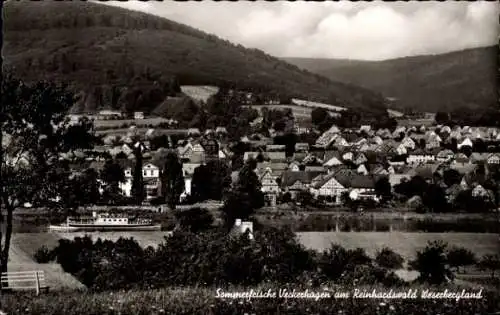 Ak Veckerhagen Reinhardshagen Weserbergland, Blick auf den Ort