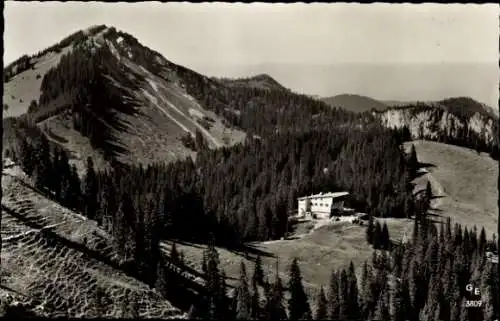 Ak Bodenschneid Schliersee in Oberbayern, Blick vom Roßkopf