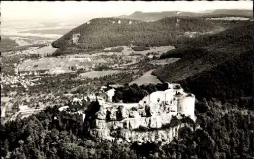 Ak Neuffen in Württemberg, Burg Hohenneuffen, Panorama