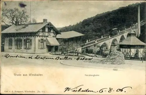 Ak Wiesbaden in Hessen, Neroberg, Nerobergbahn