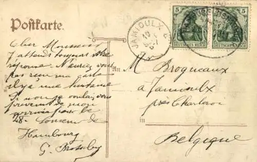 Ak Hamburg, Elbbrücke II