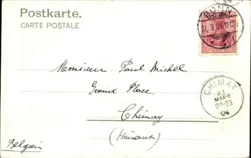 Ak Bonn am Rhein, Rheinbrücke