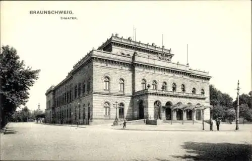 Ak Braunschweig in Niedersachsen, Theater