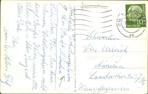 Ak Starnberg in Oberbayern, Teilansicht