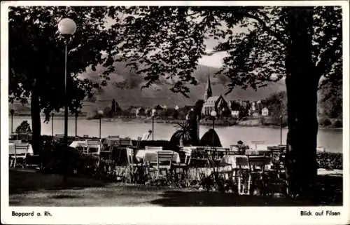 Ak Boppard am Rhein, Blick auf Filsen, Gastwirtschaft