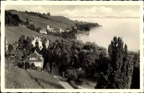 Ak Meersburg am Bodensee, Blick von der Ausichtstreppe