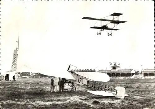 Ak Association of Friends of the Air Museum, Henry Farman Biplane, Bleriot XI