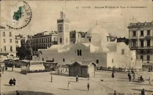 Ak Algier Algier Algerien, El-Djedid-Moschee, Regierungsplatz