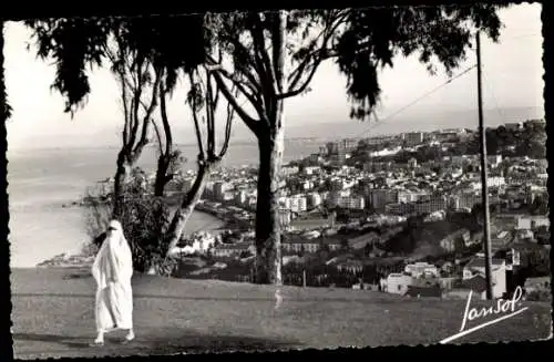 Ak Algier Algier Algerien, Blick von Notre Dame d'Afrique