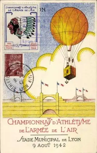 Ak Lyon Rhône, Championnats d&#39;Athletisme de l&#39;Armee de l&#39;Air 1942