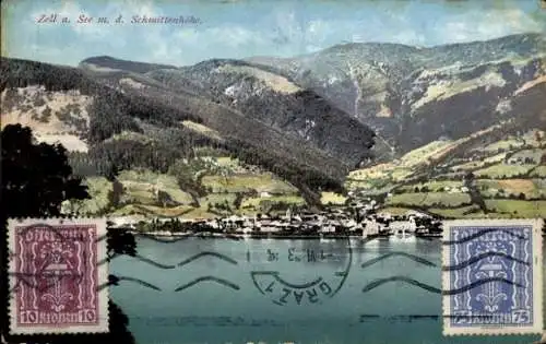 Ak Zell am See in Salzburg, Schmittenhöhe