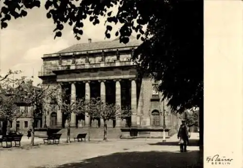 Ak Straßburg Elsass Bas Rhin, Theater