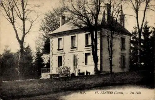 Ak Feniers Creuse, Villa